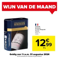 Ontdek deze zomer de wijn van de maand augustus: een Franse Bordeaux v
